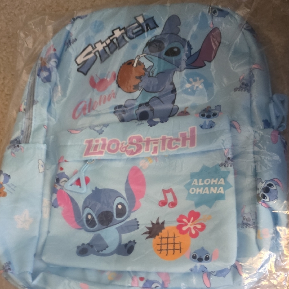 Disney Lilo & Stitch Kids Backpack - Light Blue